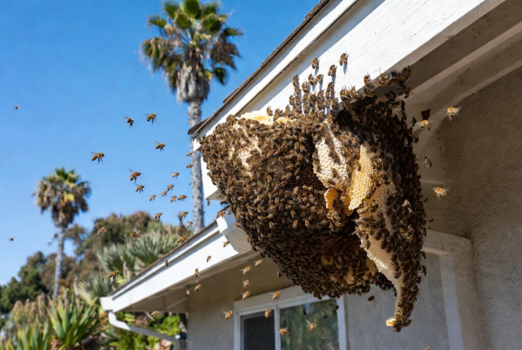 Bee Removal Encinitas, CA encinitas bee removal beehive