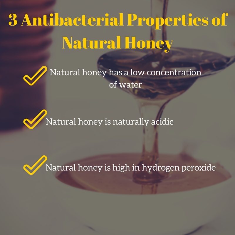 antibacterial properties of natural honey